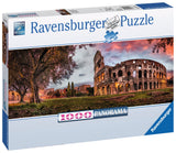Sunset Colosseum | Ravensburger | 1000 Pieces | Panorama Jigsaw Puzzle - Puzzles +