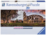 Sunset Colosseum | Ravensburger | 1000 Pieces | Panorama Jigsaw Puzzle - Puzzles +