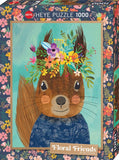 Sweet Squirrel - Floral Friends | Mia Charro | Heye | 1000 Pieces | Jigsaw Puzzle - Puzzles +