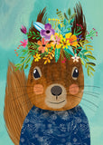 Sweet Squirrel - Floral Friends | Mia Charro | Heye | 1000 Pieces | Jigsaw Puzzle - Puzzles +