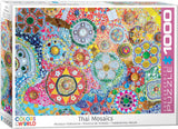 Thailand Mosaic - Colours of the Rainbow | Eurographics | 1000 Pieces | Jigsaw Puzzle - Puzzles +
