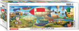 The Great Race | Eurographics | 1000 Pieces | Panorama Jigsaw Puzzle - Puzzles +