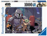 The Mandalorian - Star Wars | Ravensburger | 1000 Pieces | Jigsaw Puzzle - Puzzles +