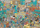 The Music Shop & Holiday Jitters | Jan van Haasteren | Jumbo | 2 X 1000 Pieces | Jigsaw Puzzle - Puzzles +