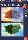 The Seasons Tree - Laura George | Schmidt | 500 Pieces | Jigsaw Puzzle - Puzzles +