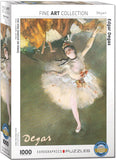 The Star (Dancer on Stage) - Edgar Degas | Fine Art Collection | Eurographics | 1000 Pieces | Jigsaw Puzzle - Puzzles +