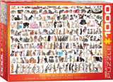 The World of Cats - Animal Charts | Eurographics | 1000 Pieces | Jigsaw Puzzle - Puzzles +
