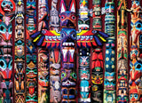 Totem Poles - Colours of the World | Eurographics | 1000 Pieces | Jigsaw Puzzle - Puzzles +