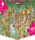 Tree Lodges - Korky Paul | Heye | 1000 Pieces | Jigsaw Puzzle - Puzzles +