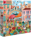 Venice Open Market - Uta Krogmann | Eeboo | 1000 Pieces | Jigsaw Puzzle - Puzzles +