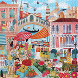 Venice Open Market - Uta Krogmann | Eeboo | 1000 Pieces | Jigsaw Puzzle - Puzzles +