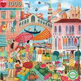 Venice Open Market - Uta Krogmann | Eeboo | 1000 Pieces | Jigsaw Puzzle - Puzzles +