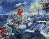 View of Paris - Marc Chagall | Fine Art Collection | Eurographics | 1000 Pieces | Jigsaw Puzzle - Puzzles +