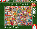 Vintage Haberdashery - Shelley Davies | Schmidt | 1000 Pieces | Jigsaw Puzzle - Puzzles +