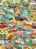 Vintage Travel Collage - Vintage Art Collages | Eurographics | 1000 Pieces | Jigsaw Puzzle - Puzzles +