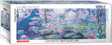 Waterlilies - Claude Monet | Fine Art Collection | Eurographics | 1000 Pieces | Panorama Jigsaw Puzzle - Puzzles +