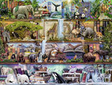 Wild Kingdom Shelves - Aimee Stewart | Ravensburger | 2000 Pieces | Jigsaw Puzzle - Puzzles +