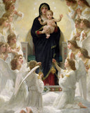 William Adolphe Bouguereau - Virgin with Angels | Fine Art Collection | Eurographics | 1000 Pieces | Jigsaw Puzzle - Puzzles +
