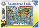 World of Animals | Ravensburger | 300 XXL Pieces | Jigsaw Puzzle - Puzzles +